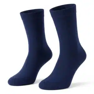 WEAVORA kids navy blue cotton crew socks soft daily wear IndiaWEAVORA kids navy blue cotton crew socks soft daily wear India